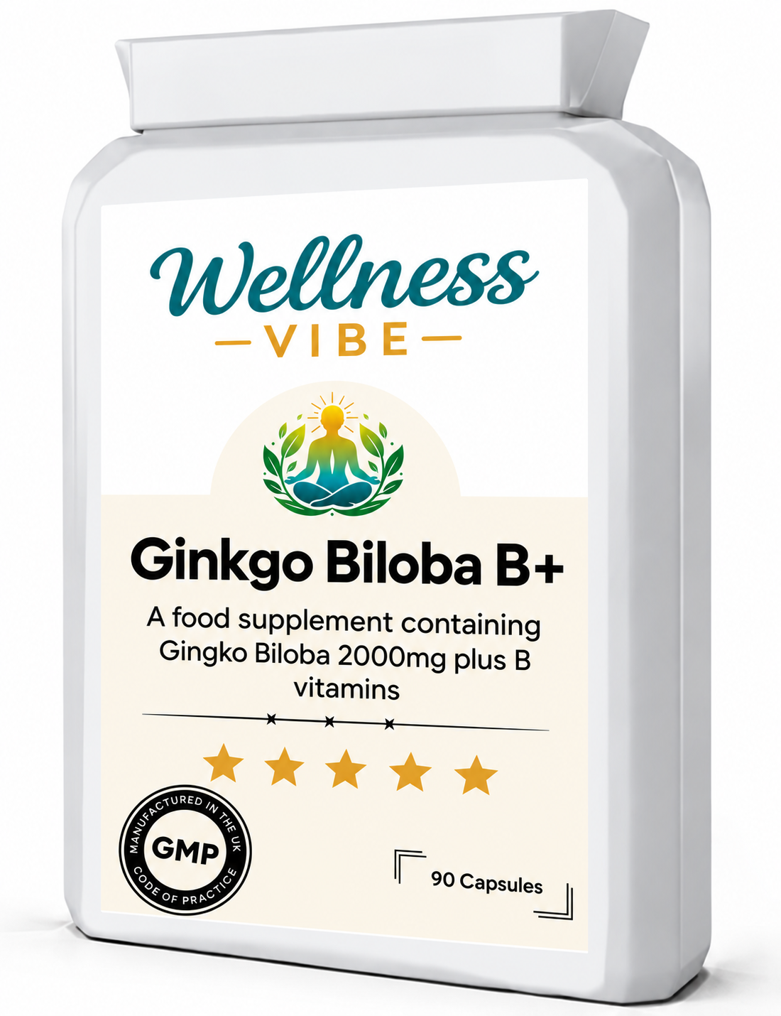 Ginkgo Biloba B+ 2000mg 90 Capsules